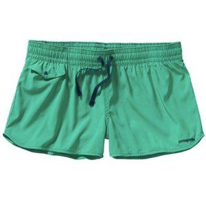 Patagonia green board shorts 10